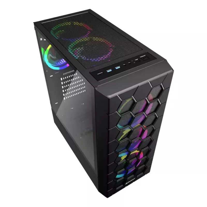Obudowa PC Sharkoon RGB HEX Desktop Czarny