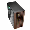 Obudowa PC Sharkoon REBEL C70G RGB Full Tower Czarny, Drewno