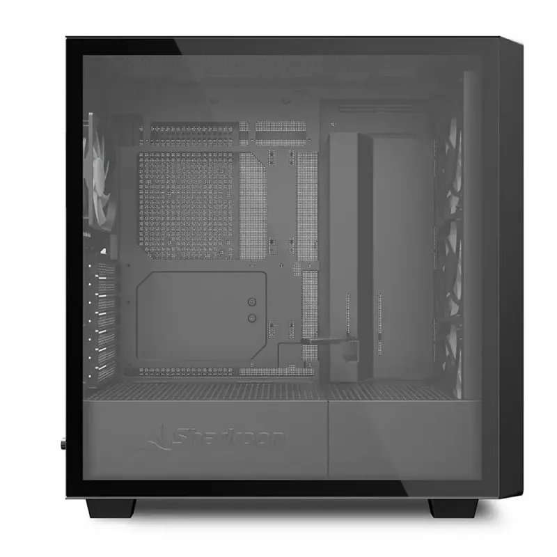 Obudowa PC Sharkoon REBEL C70G RGB Full Tower Czarny, Drewno