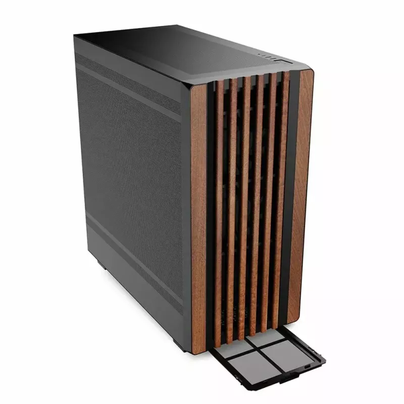 Obudowa PC Sharkoon REBEL C70M RGB Full Tower Czarny, Drewno