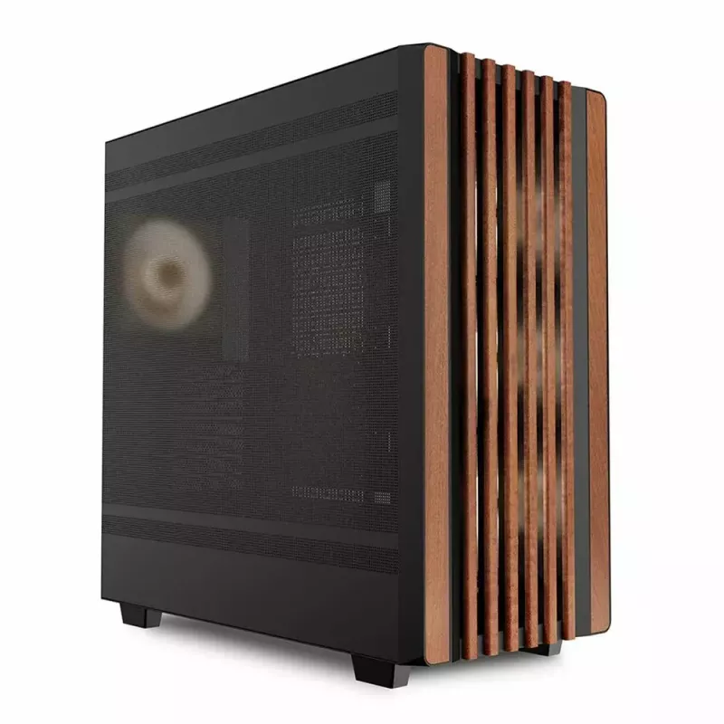 Obudowa PC Sharkoon REBEL C70M RGB Full Tower Czarny, Drewno