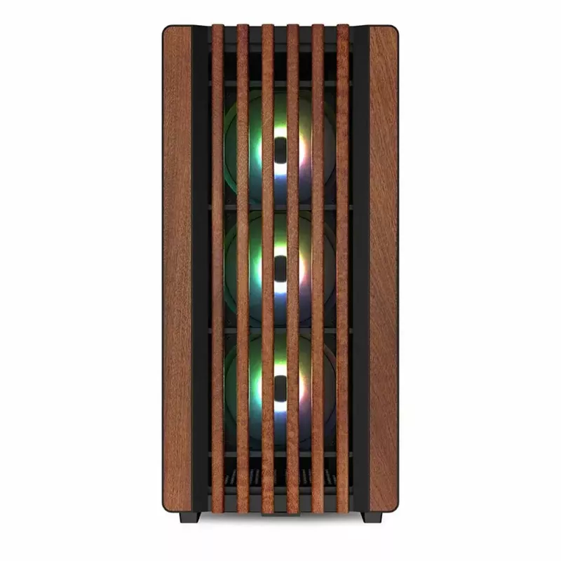 Obudowa PC Sharkoon REBEL C70M RGB Full Tower Czarny, Drewno