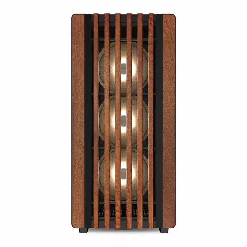 Obudowa PC Sharkoon REBEL C70M RGB Full Tower Czarny, Drewno