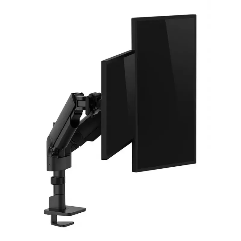 Neomounts DS65S-950BL2 Uchwyt do monitora 24-34 cala - sprężyna gazowa - Topfix - wieloregulowany - ogranicznik 180°