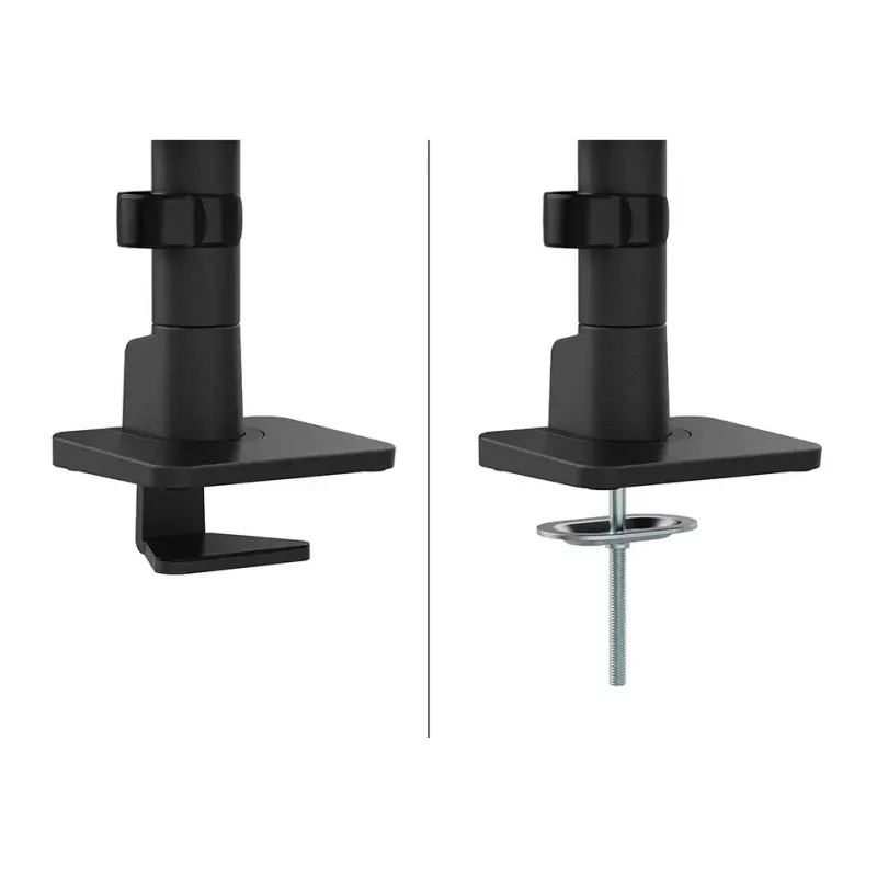 Neomounts DS65S-950BL2 Uchwyt do monitora 24-34 cala - sprężyna gazowa - Topfix - wieloregulowany - ogranicznik 180°