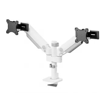 Neomounts DS65S-950WH2 Uchwyt do monitora 24-34 cala - sprężyna gazowa - Topfix - wieloregulowany - blokada 180°