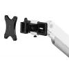Neomounts DS65S-950WH2 Uchwyt do monitora 24-34 cala - sprężyna gazowa - Topfix - wieloregulowany - blokada 180°