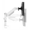 Neomounts DS65S-950WH2 Uchwyt do monitora 24-34 cala - sprężyna gazowa - Topfix - wieloregulowany - blokada 180°