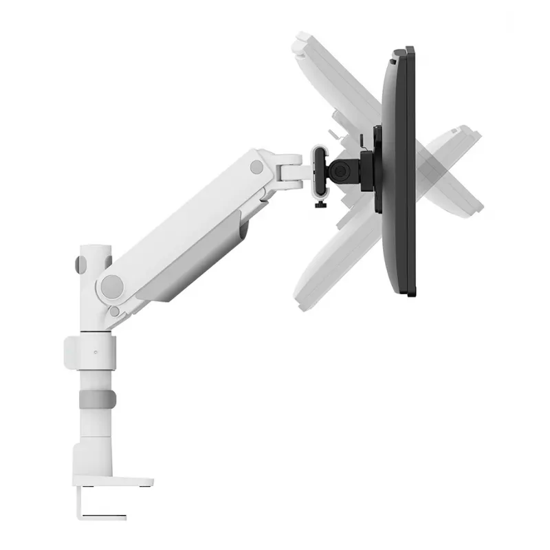 Neomounts DS65S-950WH2 Uchwyt do monitora 24-34 cala - sprężyna gazowa - Topfix - wieloregulowany - blokada 180°