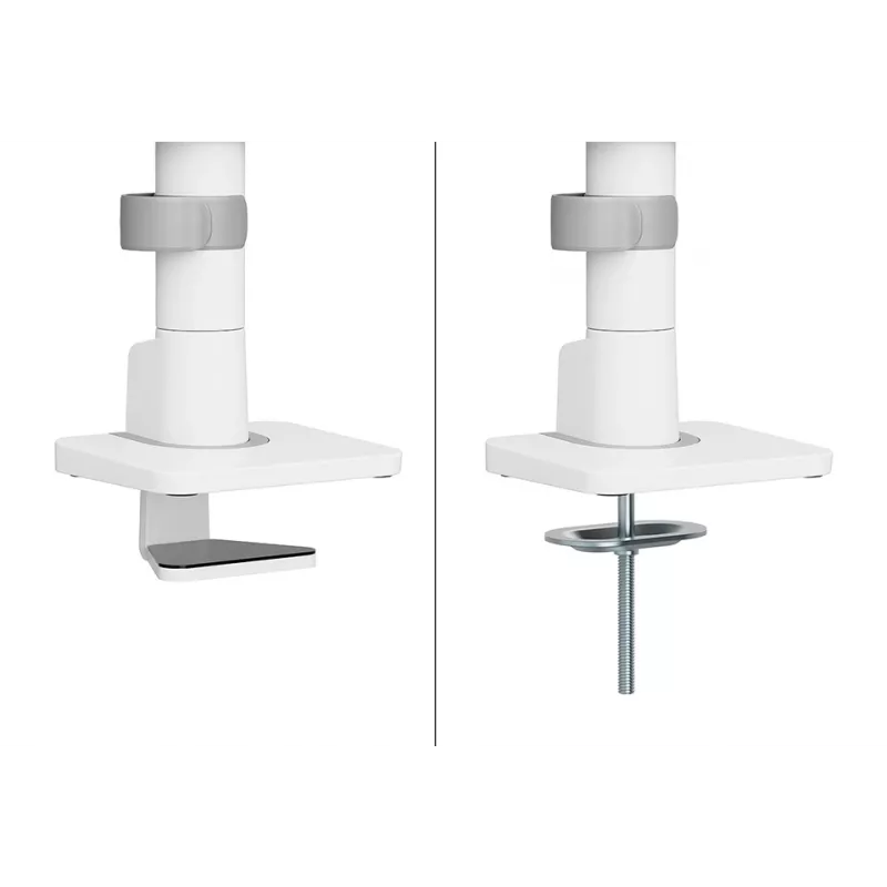 Neomounts DS65S-950WH2 Uchwyt do monitora 24-34 cala - sprężyna gazowa - Topfix - wieloregulowany - blokada 180°