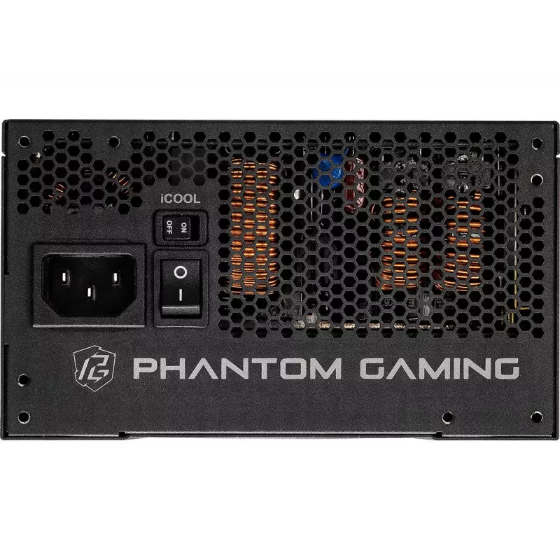 Zasilacz ASRock Phantom Gaming PG-1000G 750 W, ATX 20+4 pin, 80 PLUS Gold, wentylator 135 mm, w pełni modułowy, czarny