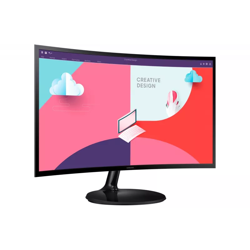 Monitor komputerowy Samsung S36C 61 cm (24 cale) 1920 x 1080 pikseli Full HD LCD Czarny