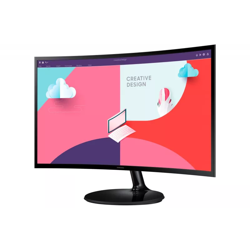 Monitor komputerowy Samsung S36C 61 cm (24 cale) 1920 x 1080 pikseli Full HD LCD Czarny