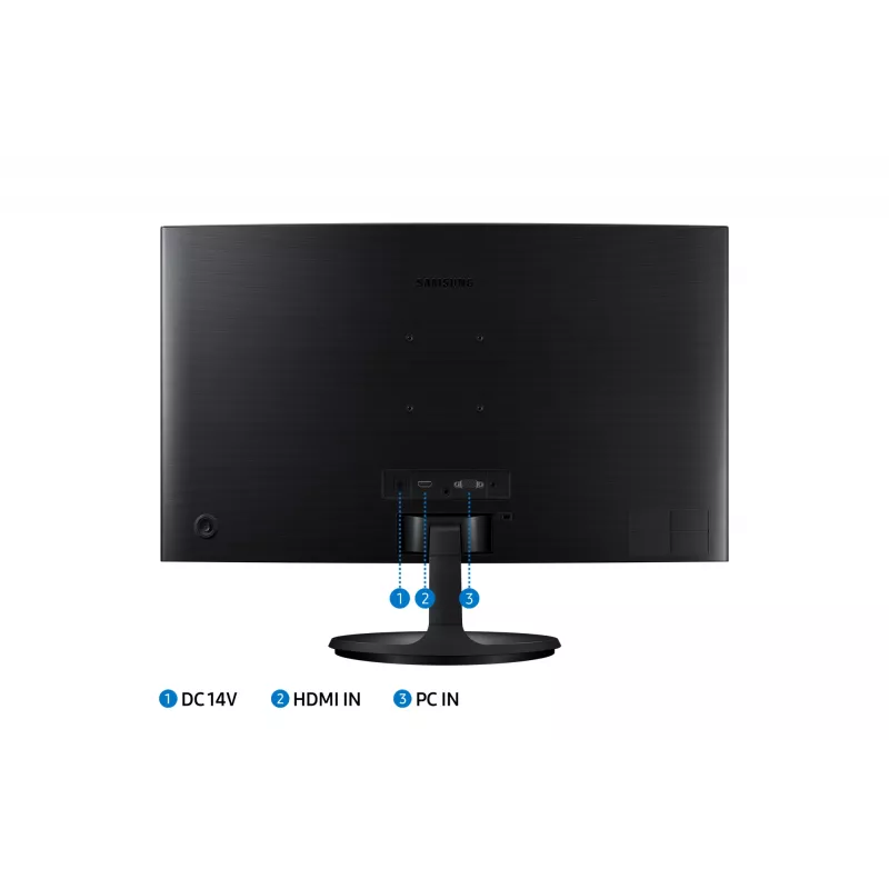 Monitor komputerowy Samsung S36C 61 cm (24 cale) 1920 x 1080 pikseli Full HD LCD Czarny
