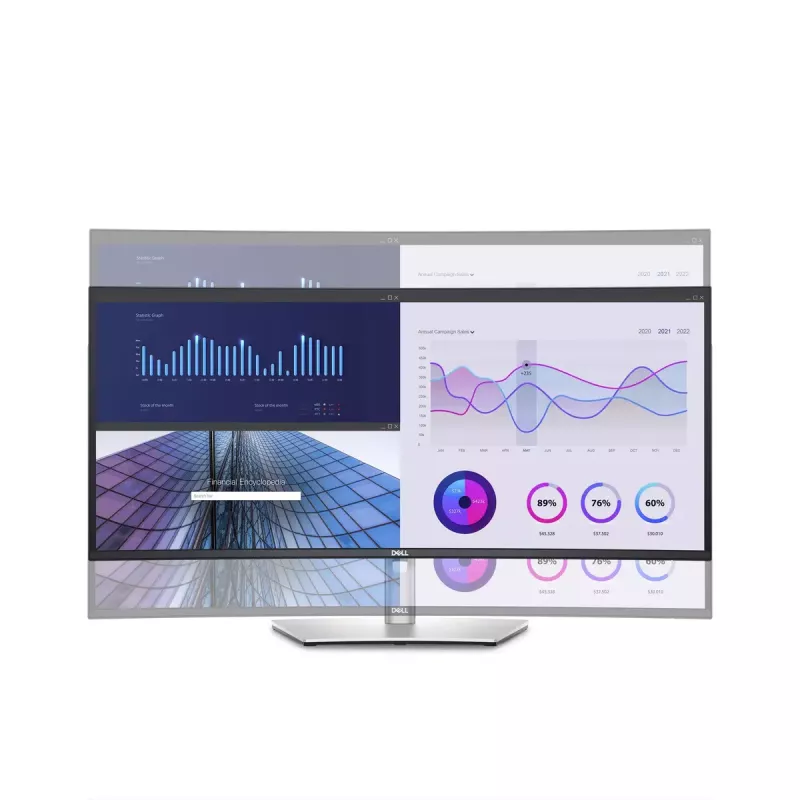 Monitor DELL UltraSharp U3423WE 34,1 cala UltraWide Quad HD LCD 3440 x 1440