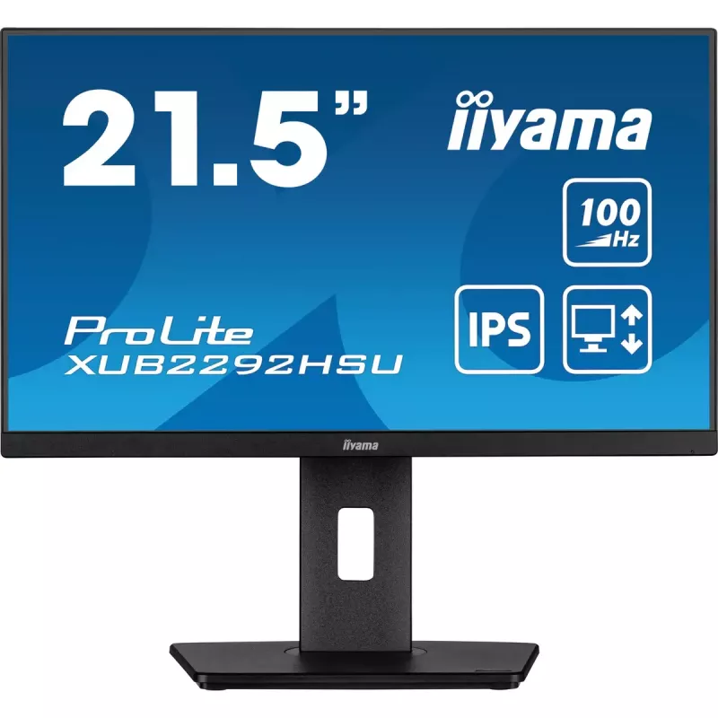 Monitor komputerowy iiyama ProLite XUB2292HSU-B6 54,6 cm (21,5 cala) 1920 x 1080 pikseli Full HD LED Czarny