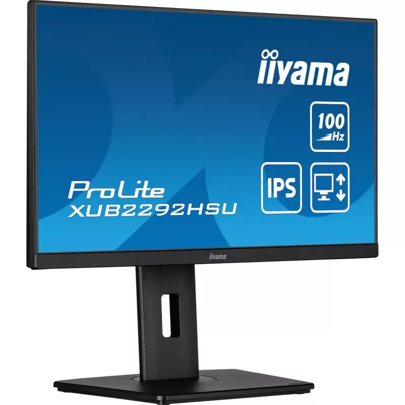 Monitor komputerowy iiyama ProLite XUB2292HSU-B6 54,6 cm (21,5 cala) 1920 x 1080 pikseli Full HD LED Czarny