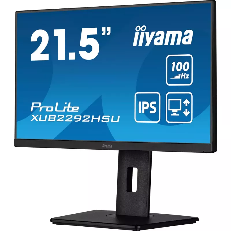 Monitor komputerowy iiyama ProLite XUB2292HSU-B6 54,6 cm (21,5 cala) 1920 x 1080 pikseli Full HD LED Czarny