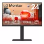Monitor komputerowy LG 24BA650 60,5 cm (23,8 cala) 1920 x 1080 pikseli Full HD LED Czarny
