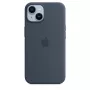 APPLE iPhone 14 - Silikonowe etui z MagSafe - Storm niebieski
