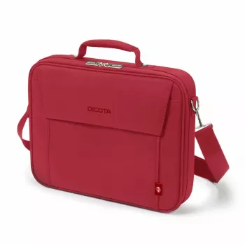 DICOTA Eco Multi Base - Torba na laptop 15-17,3 cala - Czerwony / Poliester 300d Rpet