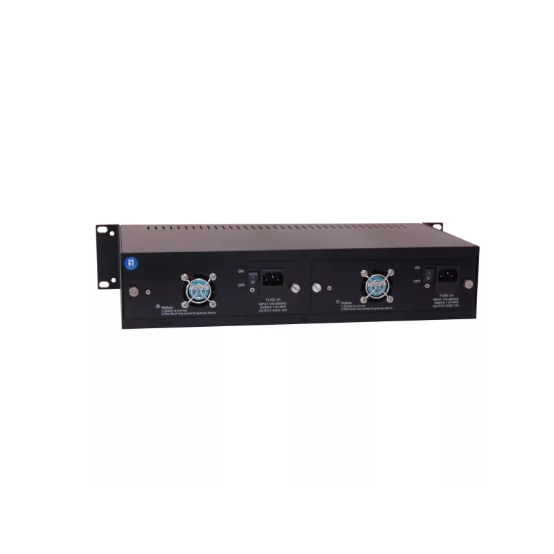 LevelOne 14-Slot Media Converter Chassis, 100-265 V, 50 - 60 Hz, 0 - 50 °C, -10 - 70 °C, 5 - 90%, CE, FCC