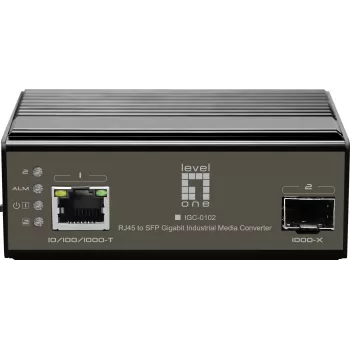 Konwerter mediów sieciowych LevelOne IGC-0102 1000 Mbit/s czarny