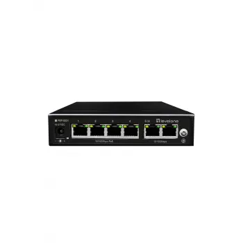 Przełącznik sieciowy LevelOne FEP-0631 Fast Ethernet (10/100) Power over Ethernet (PoE) Czarny