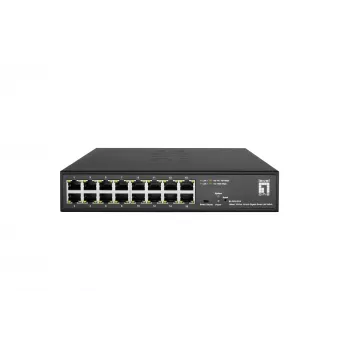 Przełącznik zarządzany LevelOne Hilbert 10” 16-Port Gigabit Smart Lite Switch