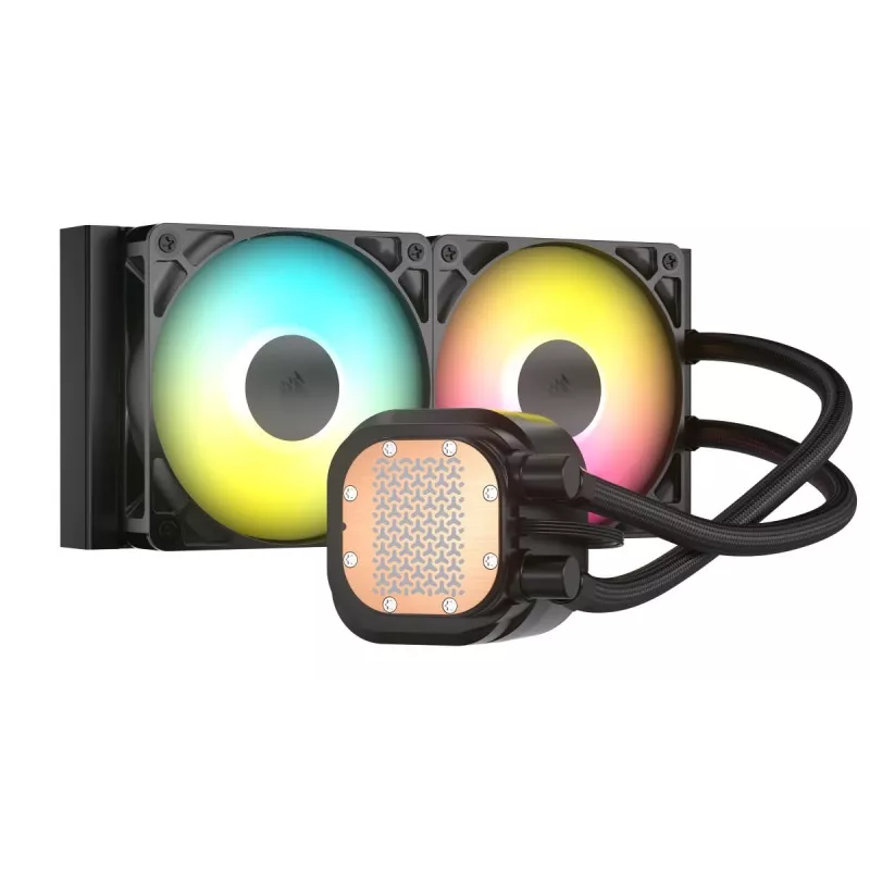 CORSAIR Nautilus 240 Rs ArGB Chłodzenie cieczą procesora typu All-in-one Czarny