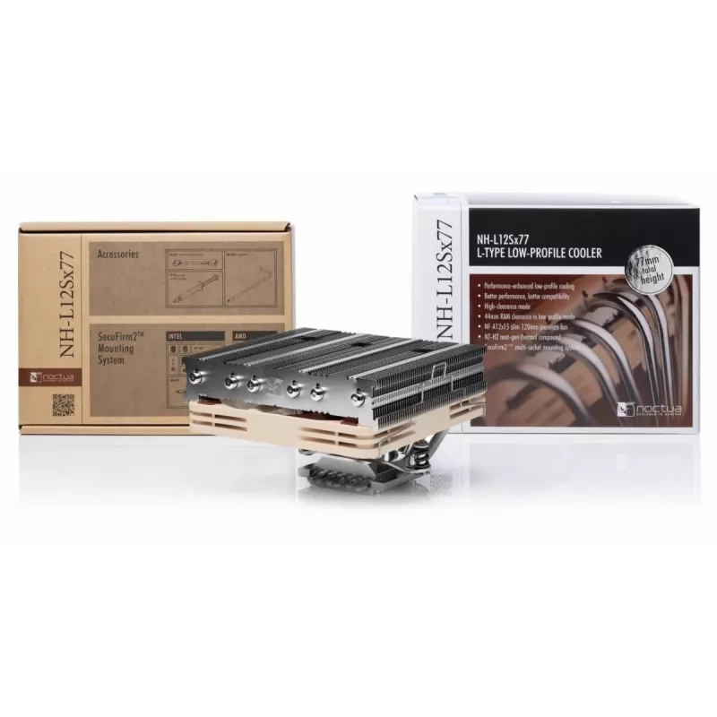 Radiator/Chłodnica Noctua NH-L12SX77 12 cm Beżowy Nikiel 450-1850 RPM