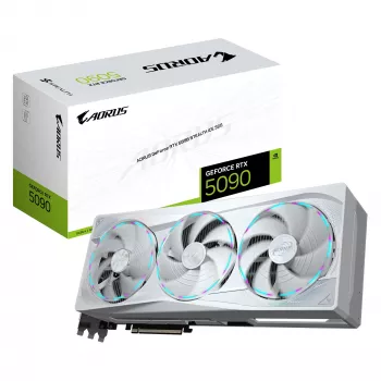 Karta graficzna GIGABYTE AORUS GeForce RTX 5090 STEALTH ICE 32G 32GB GDDR7 512bit PCI-E 5.0 2655MHz