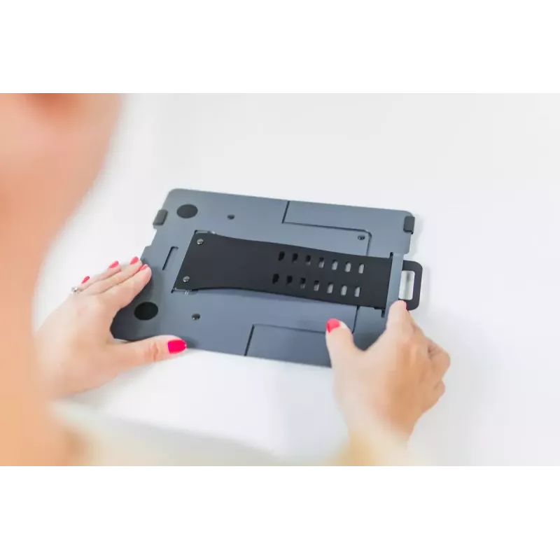 Podstawka pod laptop BakkerElkhuizen FlexTop 170 Czarny Ciemnoszary Aluminium Guma Stal