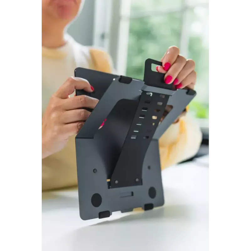 Podstawka pod laptop BakkerElkhuizen FlexTop 170 Czarny Ciemnoszary Aluminium Guma Stal