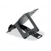 Podstawka pod laptop BakkerElkhuizen FlexTop 170 Czarny Ciemnoszary Aluminium Guma Stal