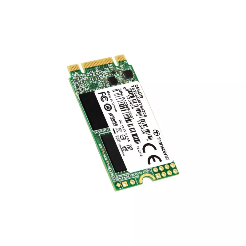 TRANSCEND SSD 430s 256GB M.2 2242 SATA Ill 6gb/s 3D Nand Flash