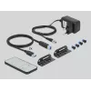 DELOCK Przełącznik KVM DisplayPort 1.4 8K 30Hz USB 3.0 + Audio