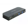 DELOCK Przełącznik KVM DisplayPort 1.4 8K 30Hz USB 3.0 + Audio