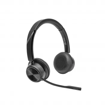 HP Poly Savi 7420 Office Stereo DECT 1880-1900 MHz Headset, Bezprzewodowy, Biuro/Centrum telefoniczne, 20 - 20000 Hz, 160 g, Słuchawka, Czarny