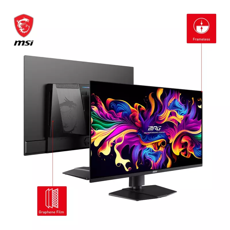 Monitor komputerowy MSI MPG 321URXDE QD-OLED 80 cm (31,5 cala) 3840 x 2160 pikseli 4K Ultra HD Czarny