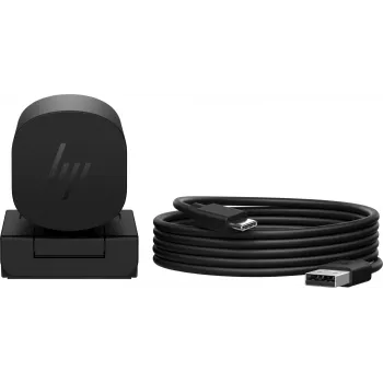 Kamera internetowa HP 965 4K Streaming Webcam, 8 MP, 3840 x 2160 pikseli, Full HD, 60 kl./s, 1280x720@30kl./s, 1280x720@60kl./s, 1920x1080@30kl./s, 1920x1080@60kl./s, 3840x2160@30kl./s, USB