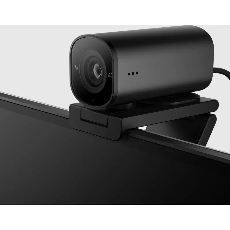 Kamera internetowa HP 965 4K Streaming Webcam, 8 MP, 3840 x 2160 pikseli, Full HD, 60 kl./s, 1280x720@30kl./s, 1280x720@60kl./s, 1920x1080@30kl./s, 1920x1080@60kl./s, 3840x2160@30kl./s, USB