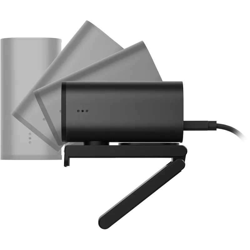 Kamera internetowa HP 965 4K Streaming Webcam, 8 MP, 3840 x 2160 pikseli, Full HD, 60 kl./s, 1280x720@30kl./s, 1280x720@60kl./s, 1920x1080@30kl./s, 1920x1080@60kl./s, 3840x2160@30kl./s, USB