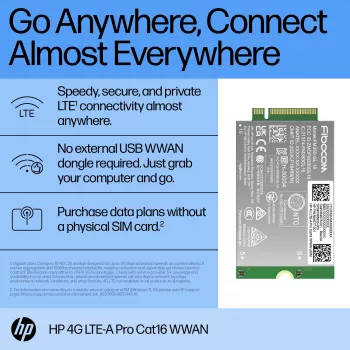HP 4G LTE-A Pro Cat16 WWAN karty/adapter interfejsu