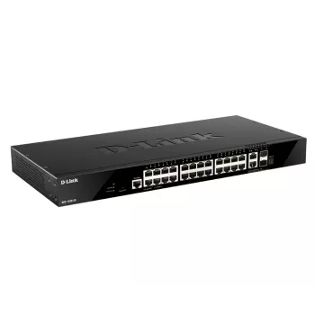 D-Link DGS-1520-28/E przełącznik sieciowy Managed L3 10G Ethernet (100/1000/10000) 1U Czarny