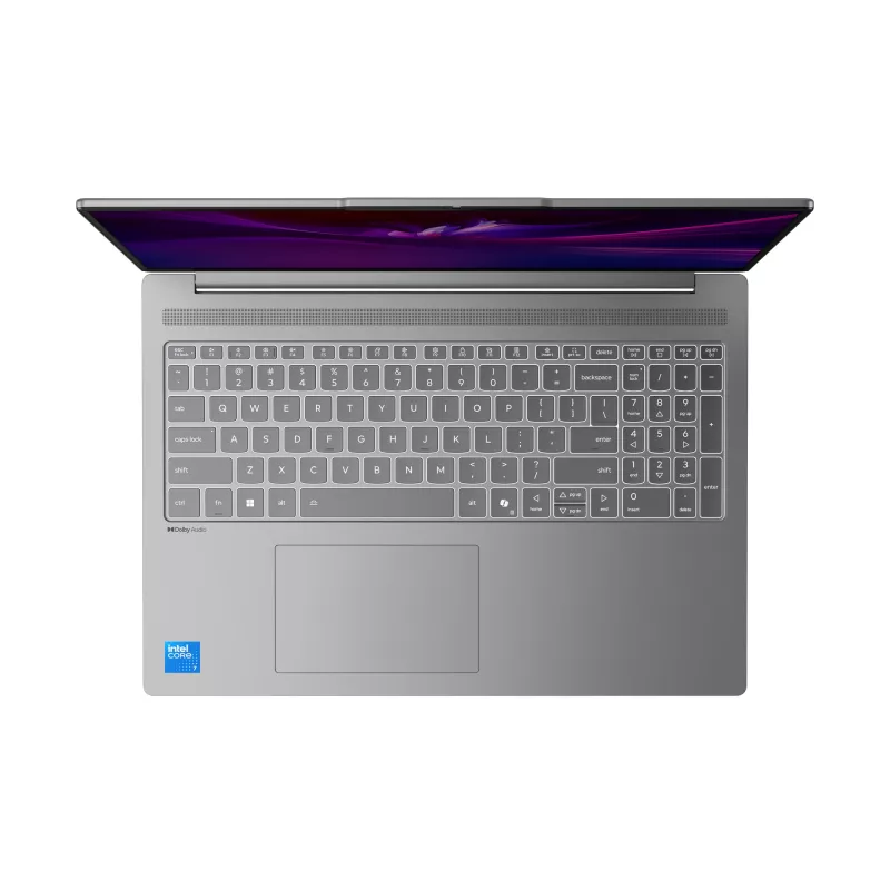 Lenovo IdeaPad cienki 5 16IRH10R Intel Core 7 240H Laptop 40,6 cm (16 cali) 2.8K 32 GB DDR5-SDRAM 1 TB SSD Wi-Fi 7 (802.11be) Windows 11 Home German szary