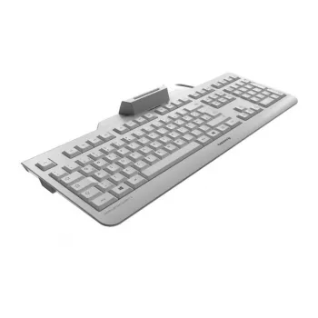 CHERRY SECURE BOARD 1.0 klawiatura biurowa USB QWERTZ niemiecki szary