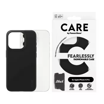 PanzerGlass CARE™ by ® etui Czarny iPhone 15 Pro