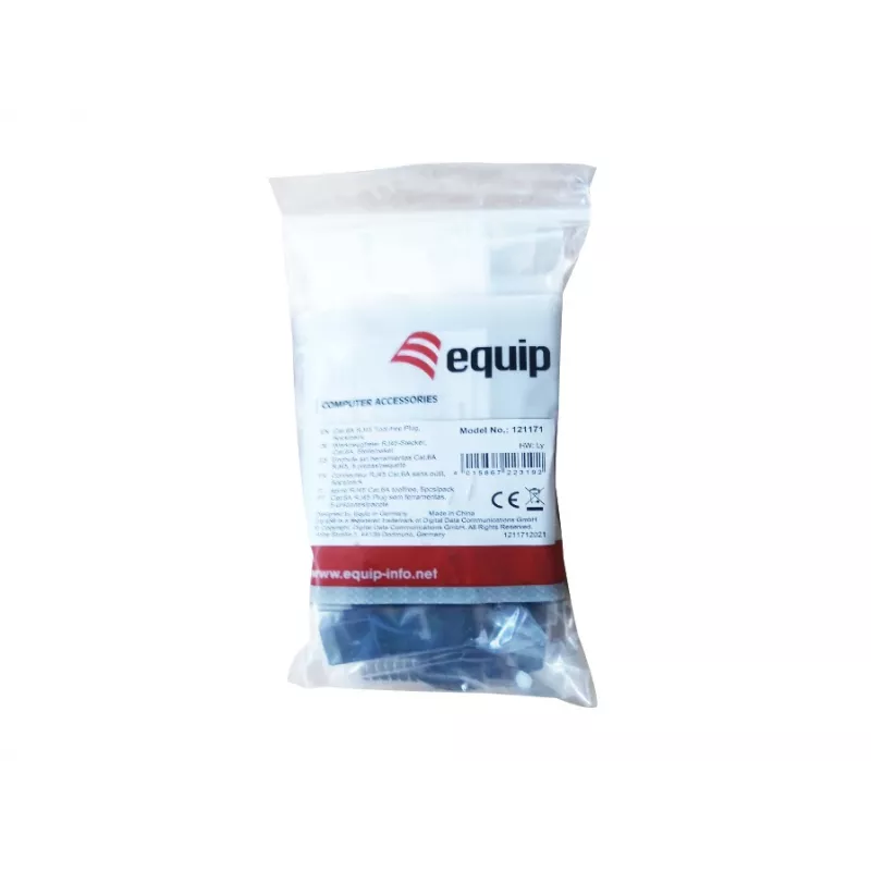 Equip 121171 złącze przewodowe RJ-45 Nikiel