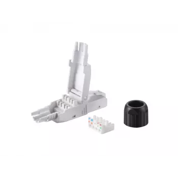 Equip Cat.6A Wtyk RJ45 beznarzędziowy, zestaw 5 szt.